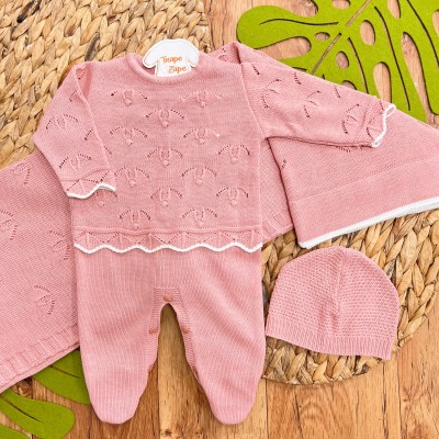 09/01 Saída de Maternidade Colors - Valentina - Rosa "Old"